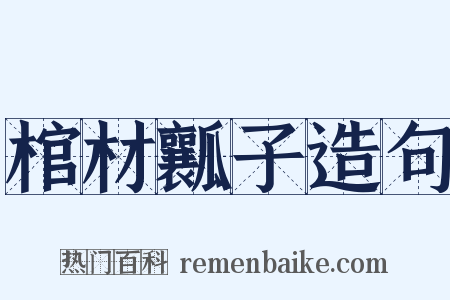 棺材瓤子造句是什么意思的图片